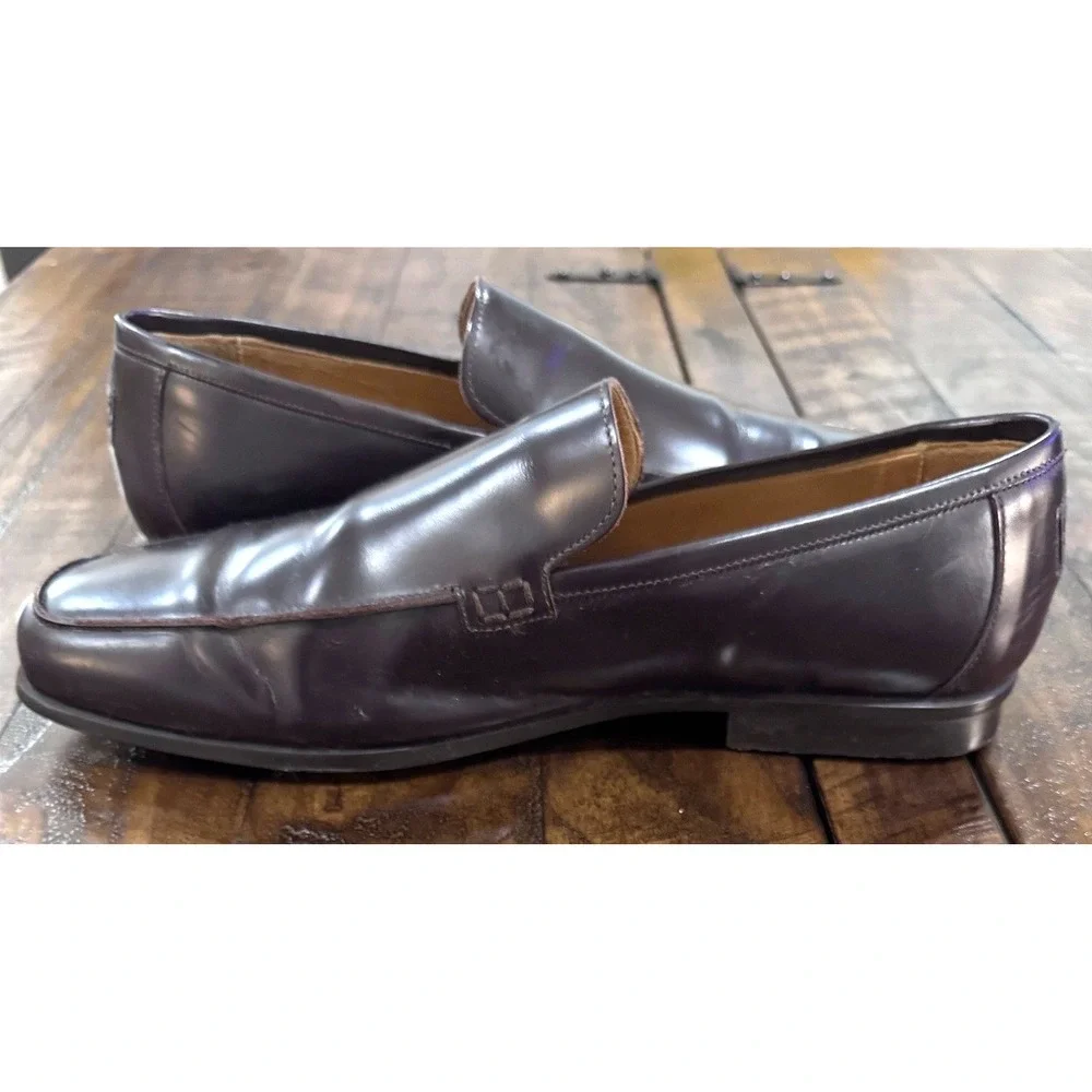 Vintage Y2K Coach Genuine Leather Loafers Mens US 13 EU 46 Slip On Square Toe